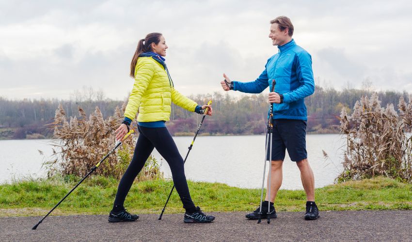Nauka nordic walking w Parku Śląskim