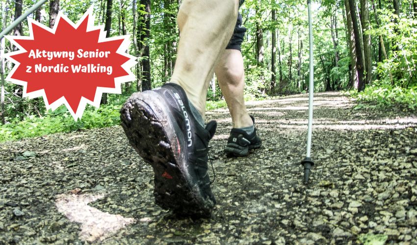 Aktywny senior z nordic walking